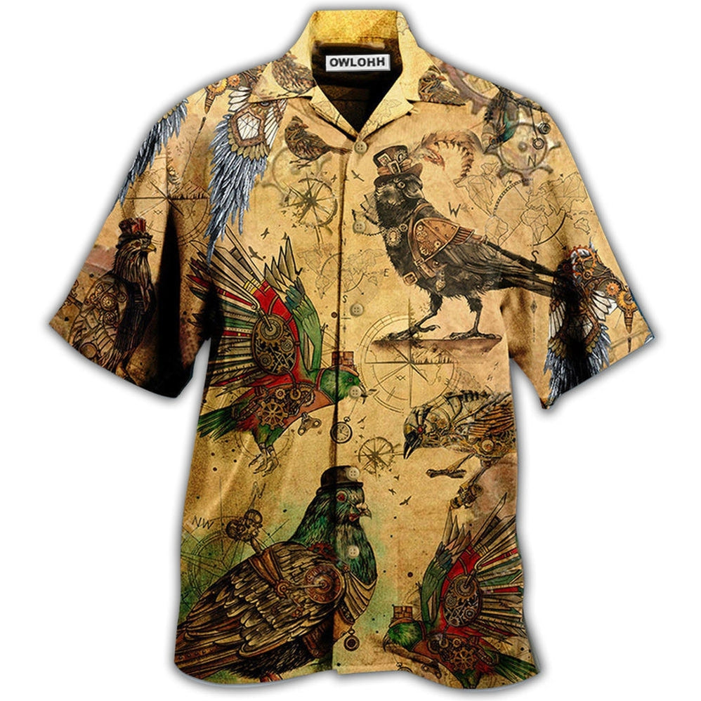 Hawaiian Shirt / Adults / S Raven Just Aren't To Be Caged - Hawaiian Shirt - Owls Matrix LTD