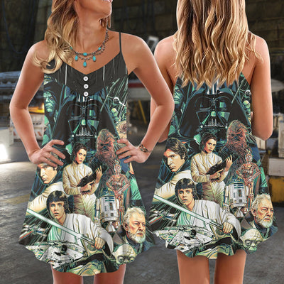 Star Wars Rebellions Are Built on Hope - V-neck Sleeveless Cami Dress