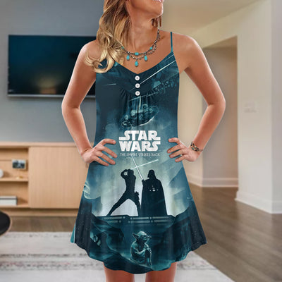 Star Wars The Empire Strikes Back - V-neck Sleeveless Cami Dress