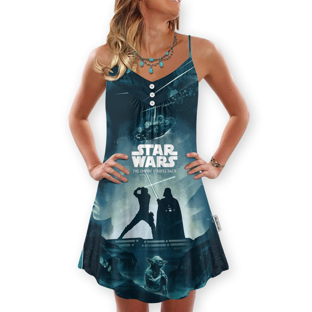 Star Wars The Empire Strikes Back - V-neck Sleeveless Cami Dress