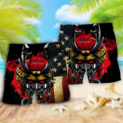 Samurai America Independence Day - Beach Short - Owls Matrix LTD