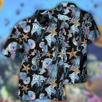 Animals Sea Animals - Hawaiian shirt - Owls Matrix LTD