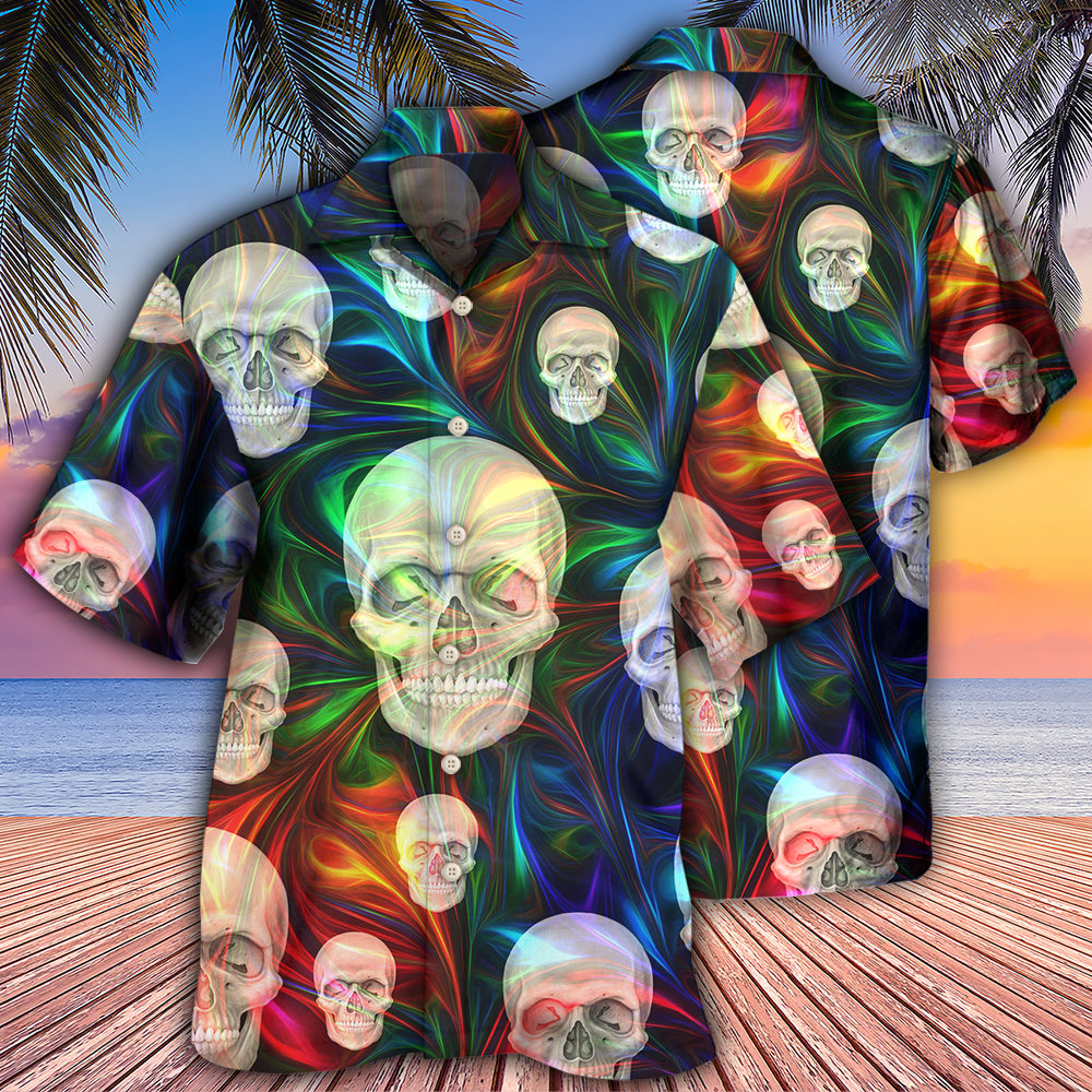 Skull The Magical Life - Hawaiian Shirt - Owls Matrix LTD