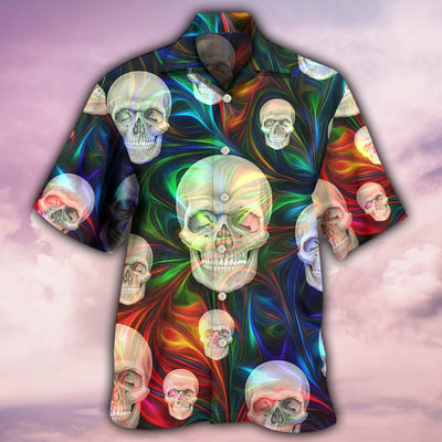 Skull The Magical Life - Hawaiian Shirt - Owls Matrix LTD