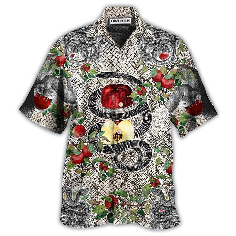 Hawaiian Shirt / Adults / S Snake Animals Garden Of Eden Snake - Hawaiian Shirt - Owls Matrix LTD
