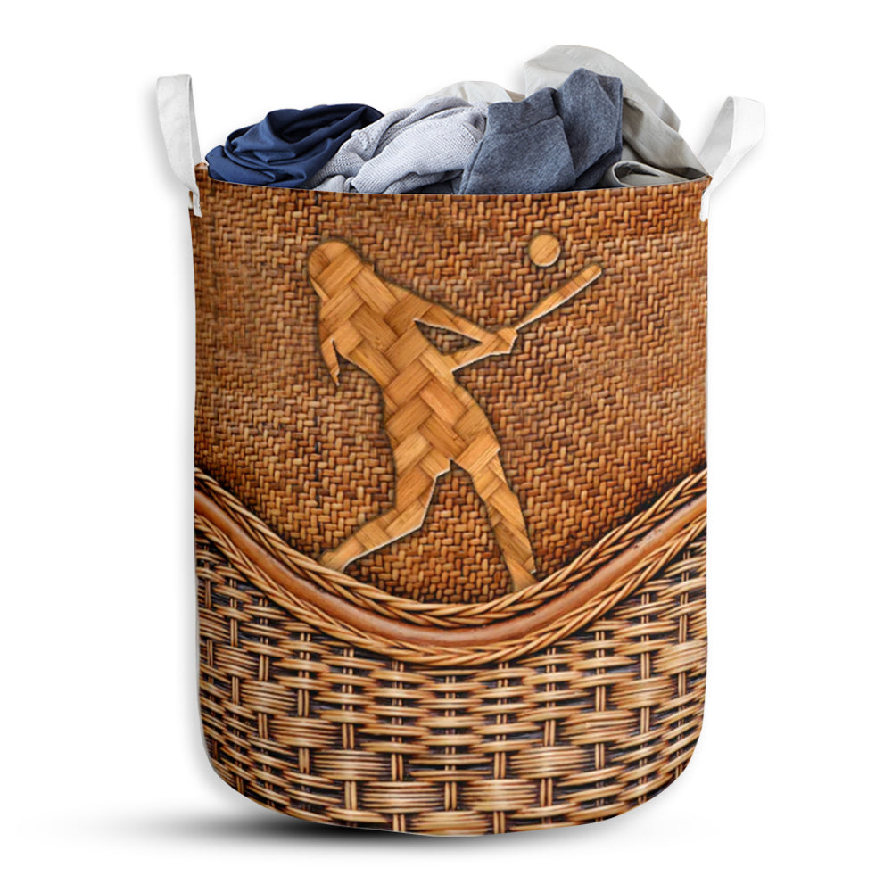 Softball Rattan Teaxture Classic - Laundry Basket - Owls Matrix LTD