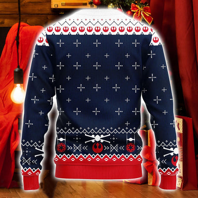 Christmas Star Wars Fight Ship Amazing Christmas Gift - Sweater - Ugly Christmas Sweaters