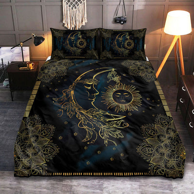 Mandala Sun And Moon - Bedding Cover - Owls Matrix LTD