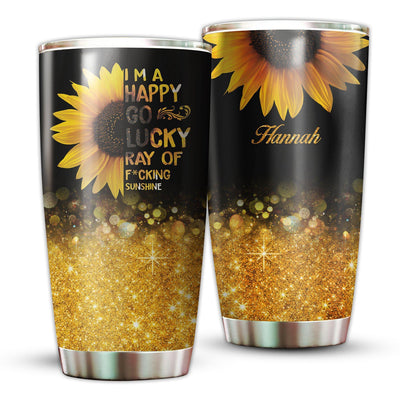 20OZ Sunflowers Love With Yellow Flowers- Tumbler - Owls Matrix LTD