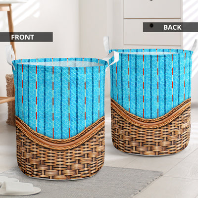 Swimming Rattan Texture Style - Laundry Basket - Owls Matrix LTD