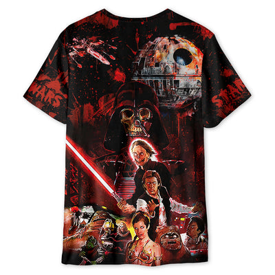 Halloween Starwars Horror Blood Scary - Unisex 3D T-shirt