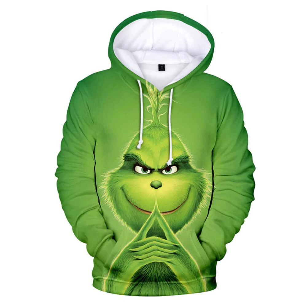The Grinch Smile 3D Hoodie 3D Sweatshirt - Hoodie - OwlsMatrix