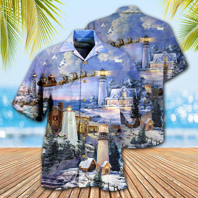 Lighthouse The Magical Lighthouse - Hawaiian Shirt - Owls Matrix LTD