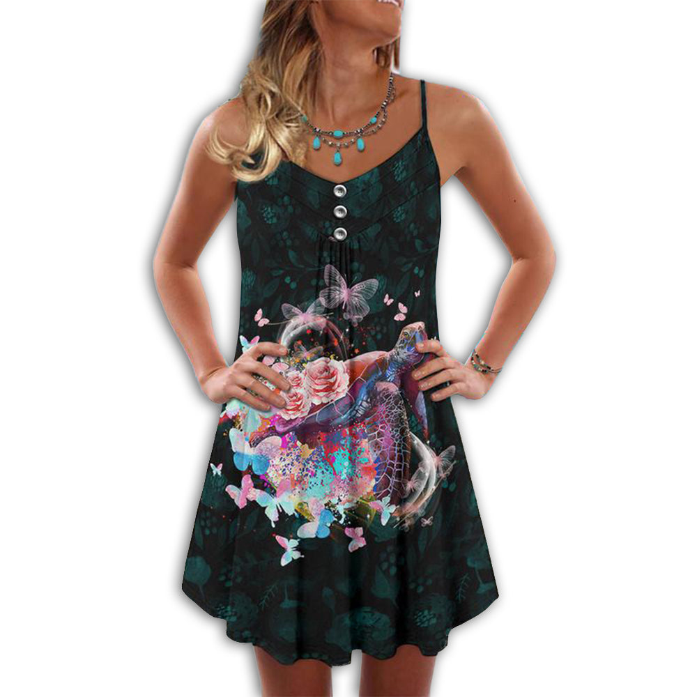 Turtle Amazing Style - Summer Dress - Owls Matrix LTD