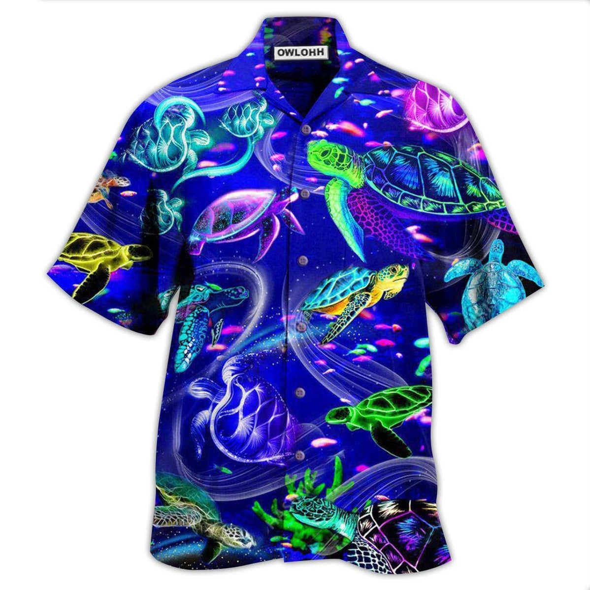 Hawaiian Shirt / Adults / S Turtle Life Is Better With A Turtle Blue Ocean - Hawaiian Shirt - Owls Matrix LTD