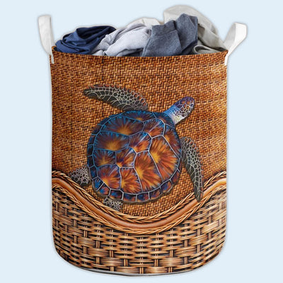 Turtle Sea Basic Style - Laundry Basket - Owls Matrix LTD