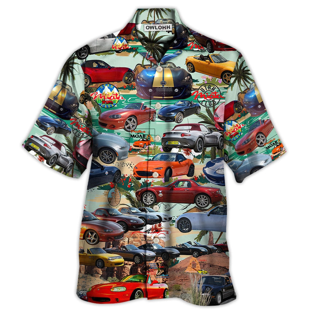 Hawaiian Shirt / Adults / S Car Summer Tropical Island Lover- Hawaiian Shirt - Owls Matrix LTD