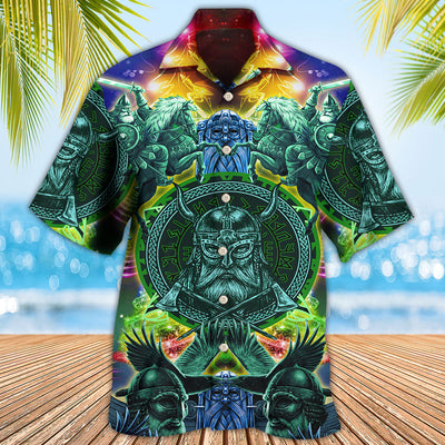 Viking Green Cool Christmas Style - Hawaiian Shirt - Owls Matrix LTD