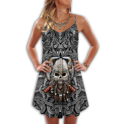 Viking Sign Summer Vibes - Summer Dress - Owls Matrix LTD