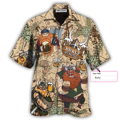 Hawaiian Shirt / Adults / S Viking Victory Style Personalized - Hawaiian Shirt - Owls Matrix LTD