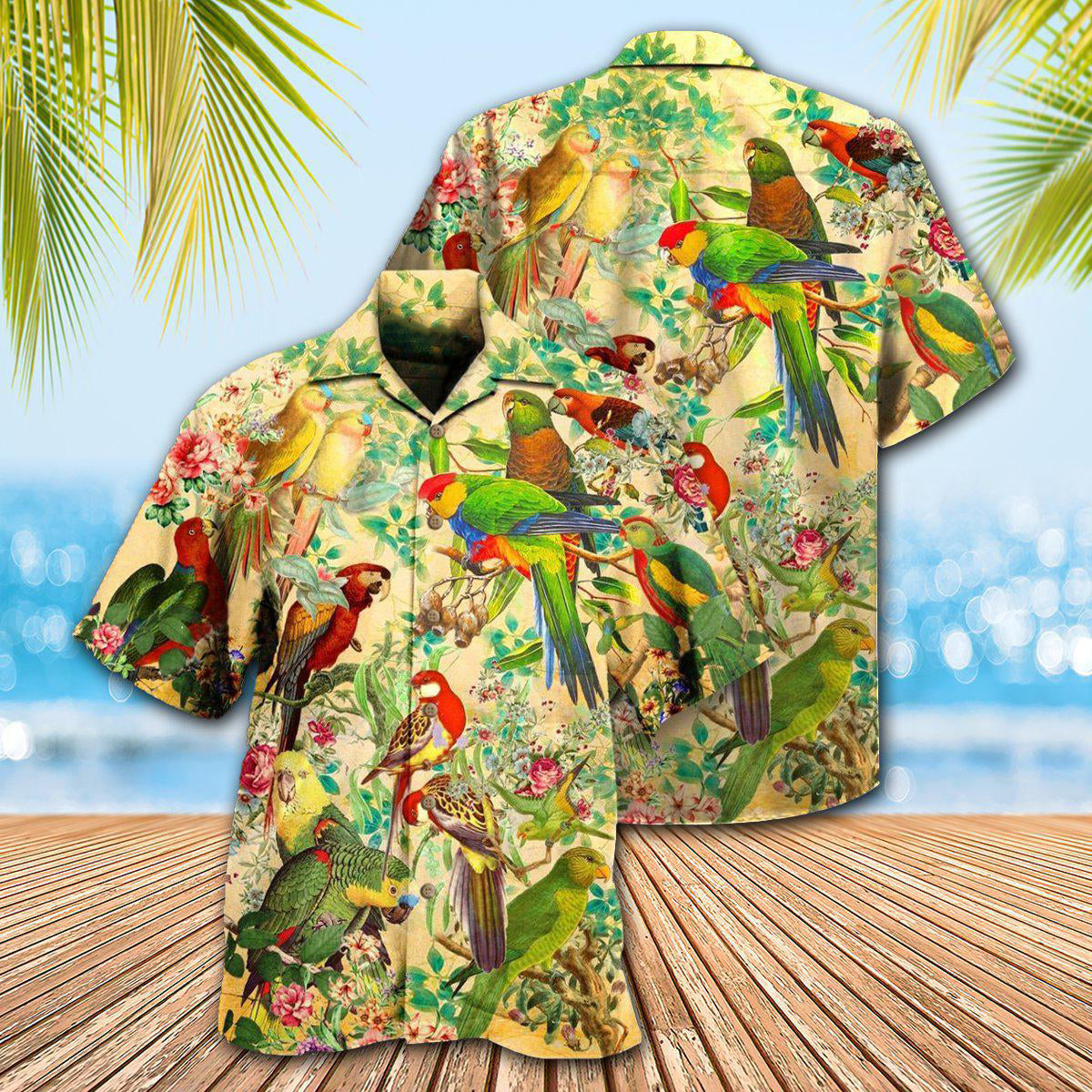 Parrot Vintage Interesting - Hawaiian Shirt - Owls Matrix LTD