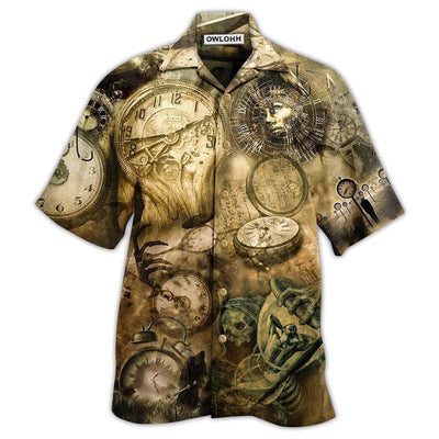 Hawaiian Shirt / Adults / S Watch And History - Hawaiian Shirt - Owls Matrix LTD