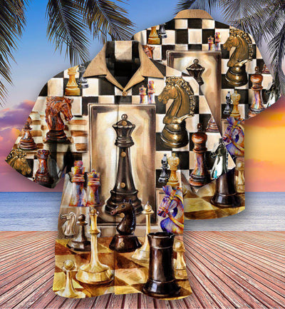 Chess Vintage We Are All Being Played Chess - Hawaiian Shirt - Owls Matrix LTD