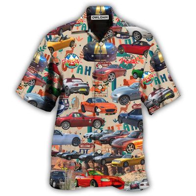 Hawaiian Shirt / Adults / S Car Summer Tropical Island Lover Color - Hawaiian Shirt - Owls Matrix LTD