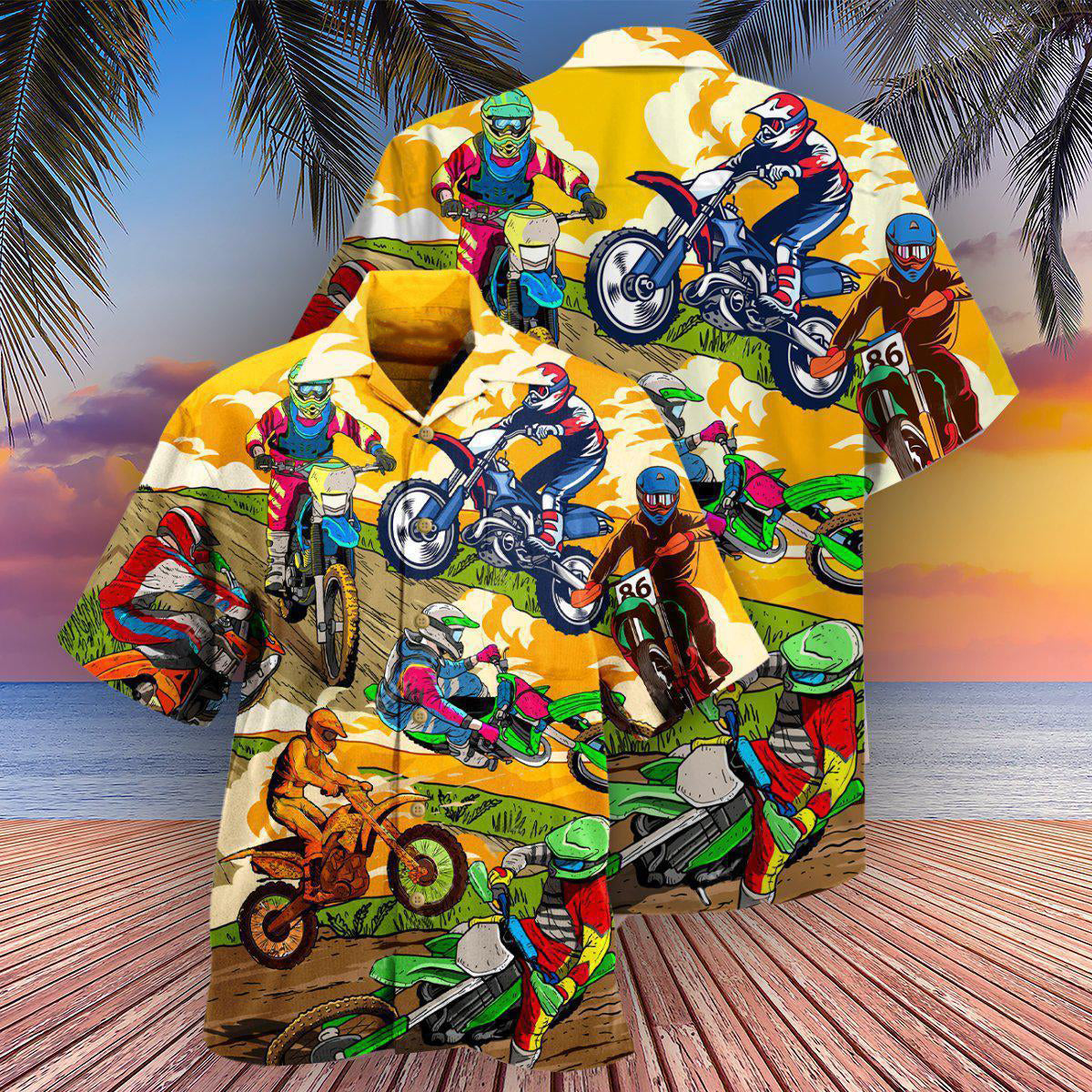Motorcycle What Is Life Without A Little Risk I'm Cool - Hawaiian Shirt - Owls Matrix LTD