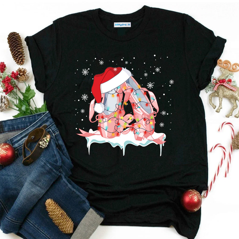 Ballet Pink Shoes Christmas BGRZ0311078Z Dark Classic T Shirt