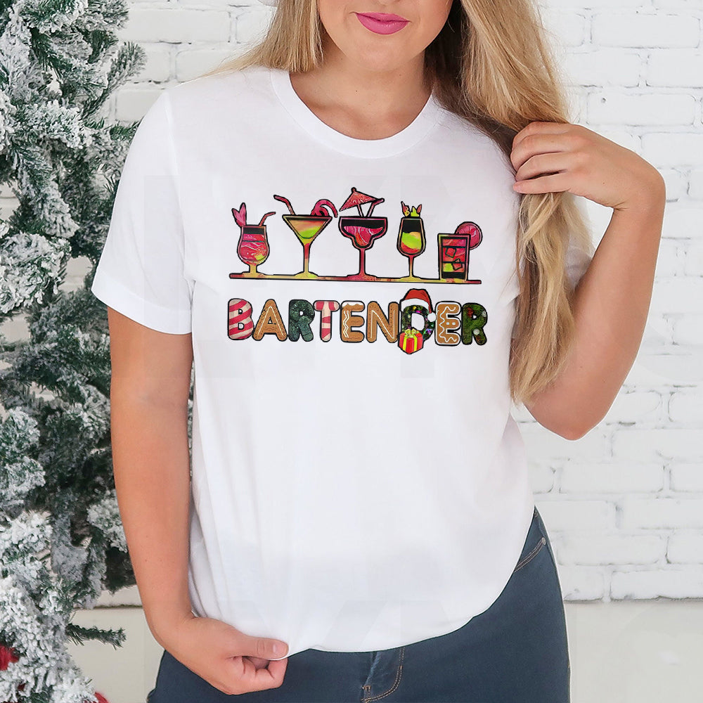 Bartender Christmas ACAA0311003Z Light Classic T Shirt