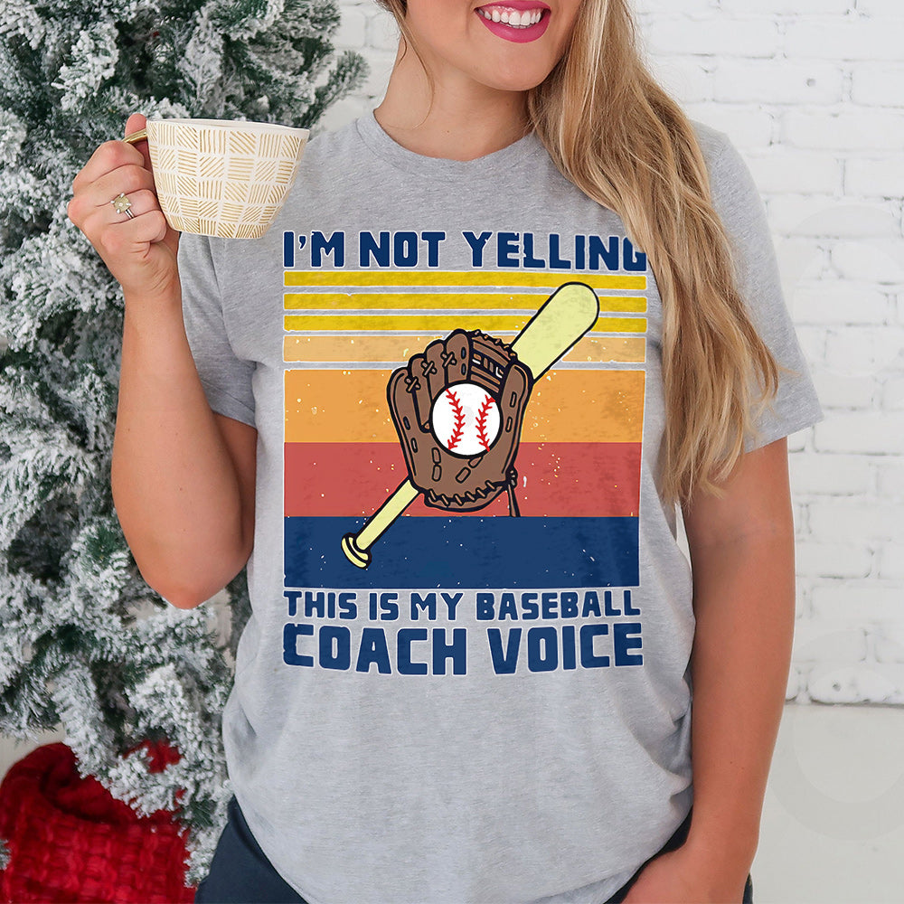 Baseball Coach Voice DNGB1511033Z Light Classic T Shirt