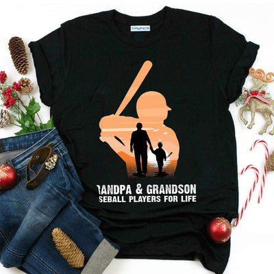 Baseball Grandpa AGGB1511009Z Dark Classic T Shirt