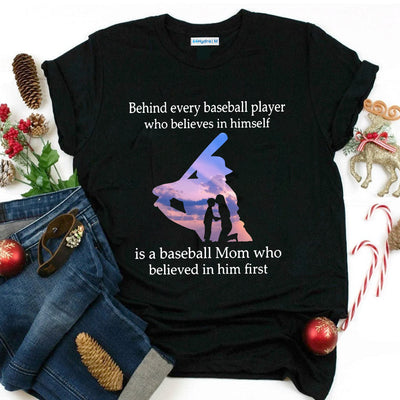 Baseball Mom MDGB1511021Z Dark Classic T Shirt