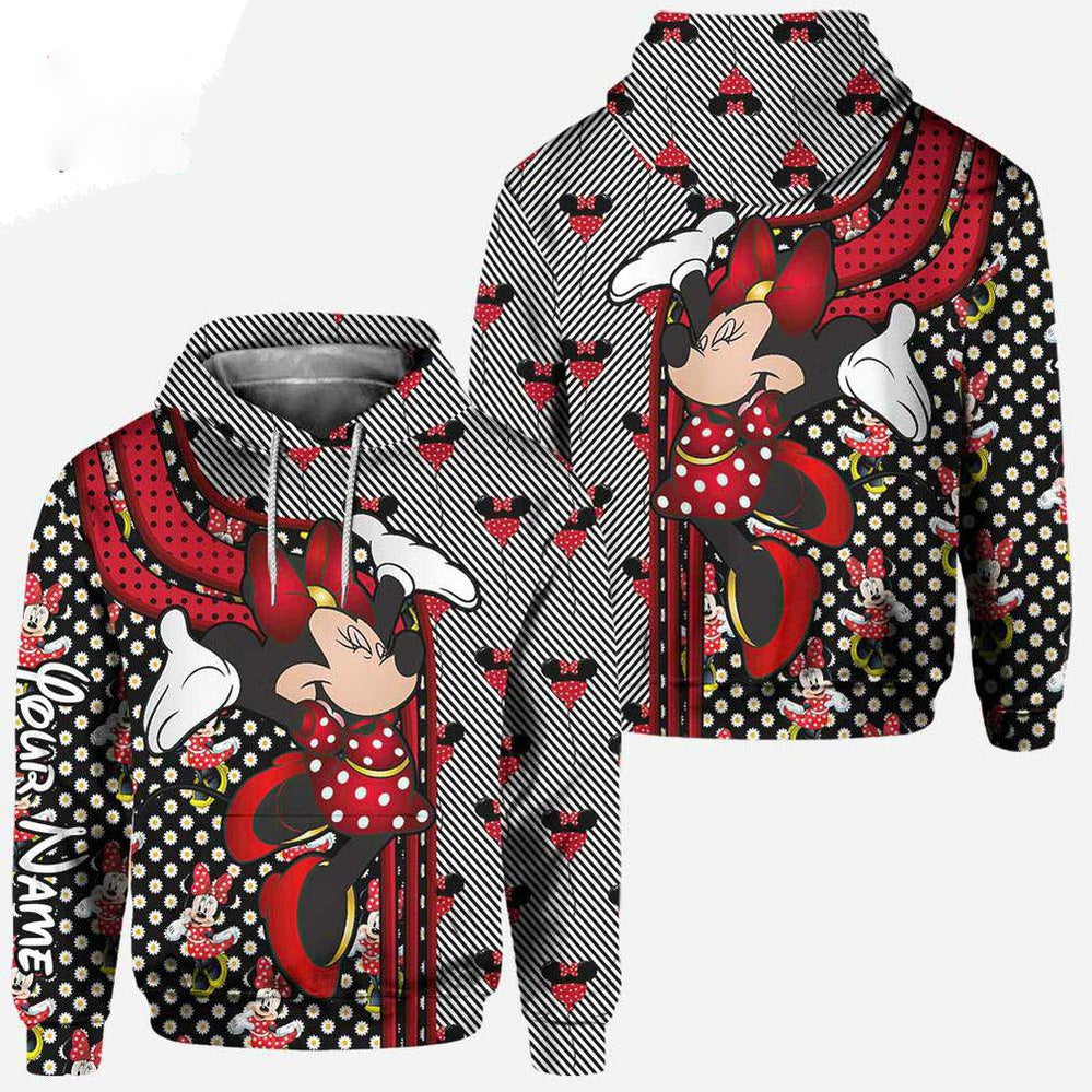 [BEST] Personalized Minnie Mouse Hoodie Leggings POD Design