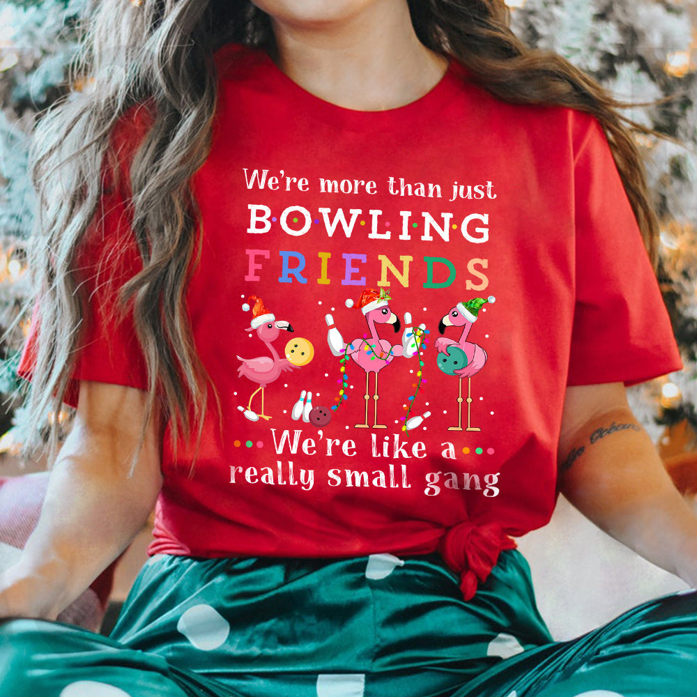 Bowling Friends Christmas HARZ0411058Z Dark Classic T Shirt