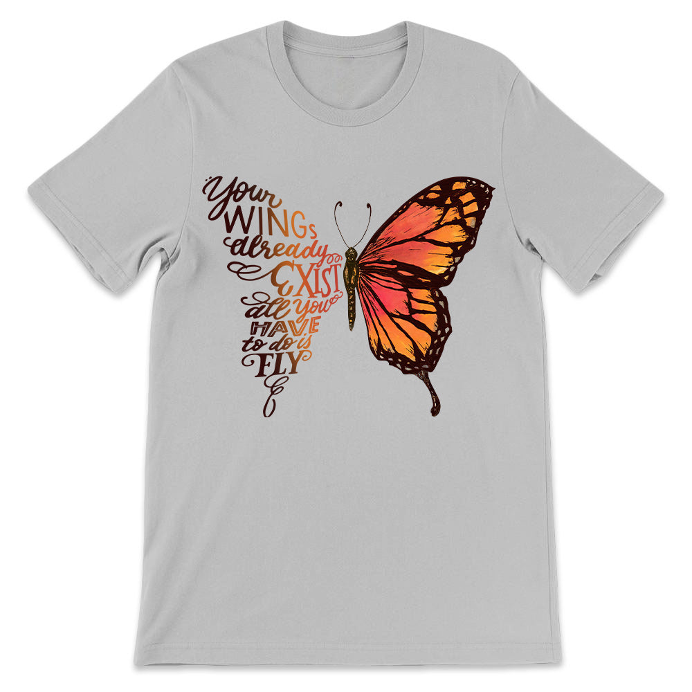 Butterfly Your Wings Already Exist HARZ2303014Y Light Classic T Shirt