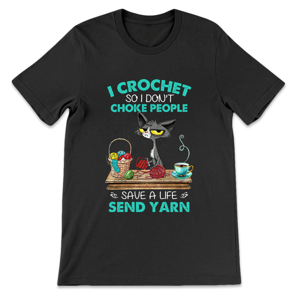 Cat Crochet HHQZ1810059Z Dark Classic T Shirt