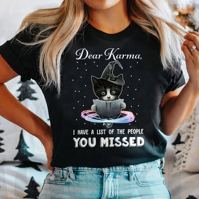 Cat Dear Karma HHQZ1810003Z Dark Classic T Shirt