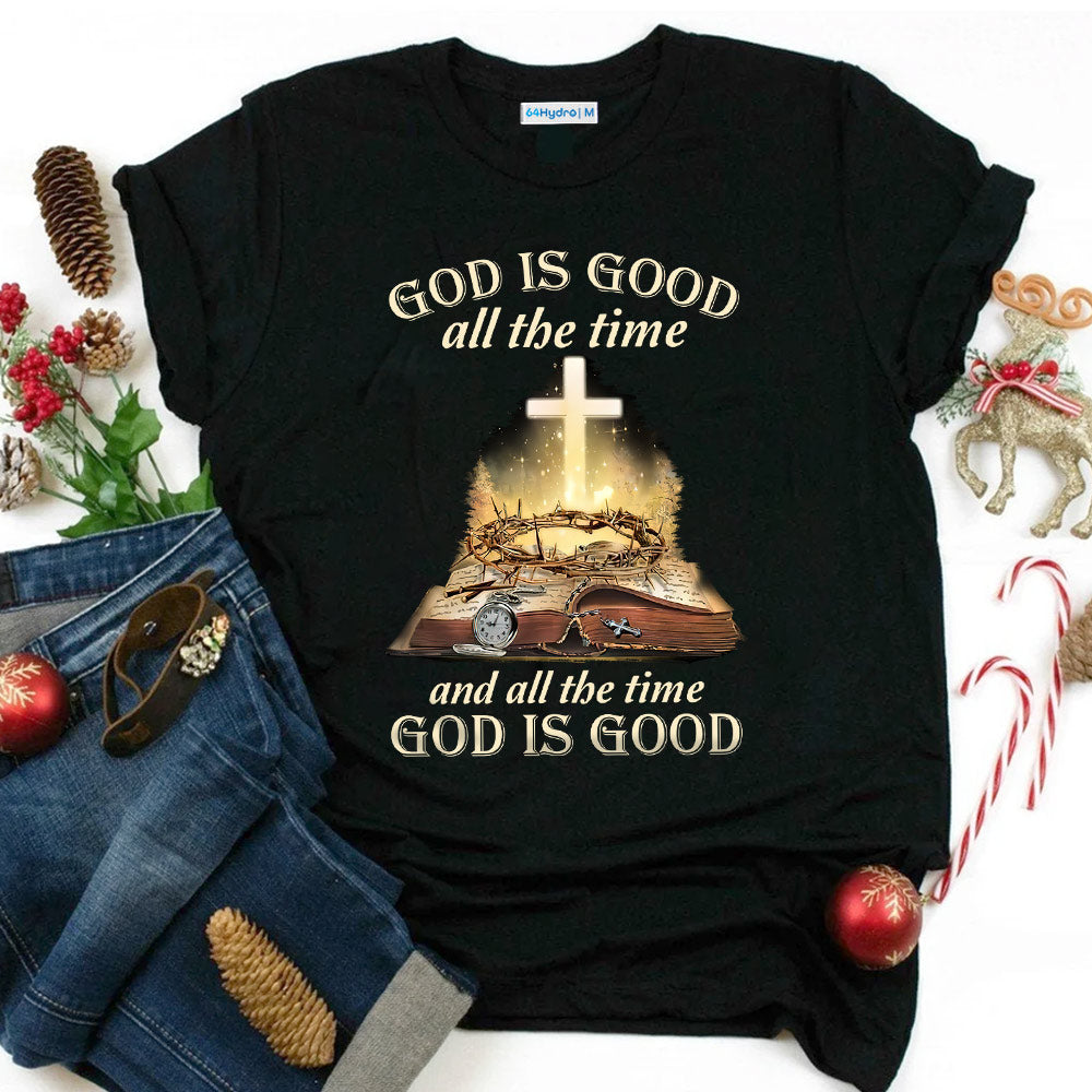 Faith God Is Good HHQZ1110050Z Dark Classic T Shirt