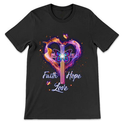 Faith Hope Love HHQZ1110049Z Dark Classic T Shirt