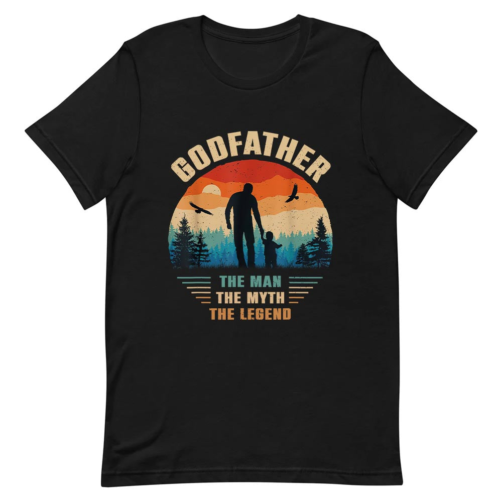 Father Gift Godfather The Man The Myth The Legend NNRZ0308003Y Dark Classic T Shirt