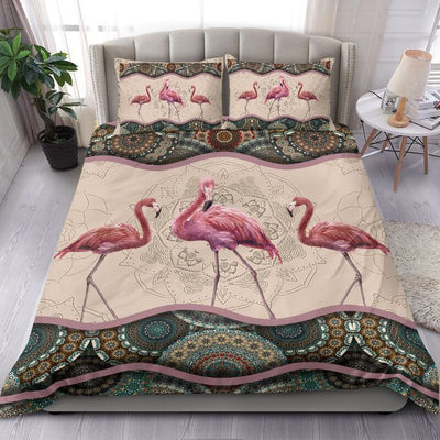 Flamingo Mandala Beautiful In Life - Bedding Cover - Owls Matrix LTD
