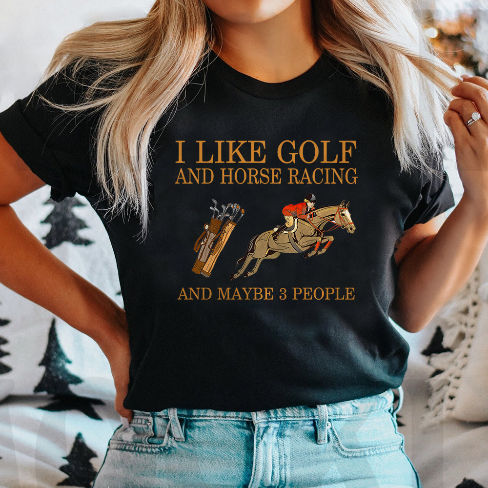 Golf Horse ADQZ1511011Z Dark Classic T Shirt