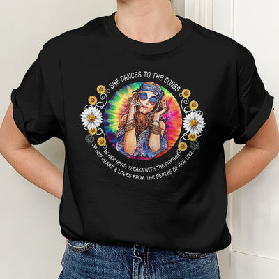Hippie She Dances ANQZ1310043Z Dark Classic T Shirt