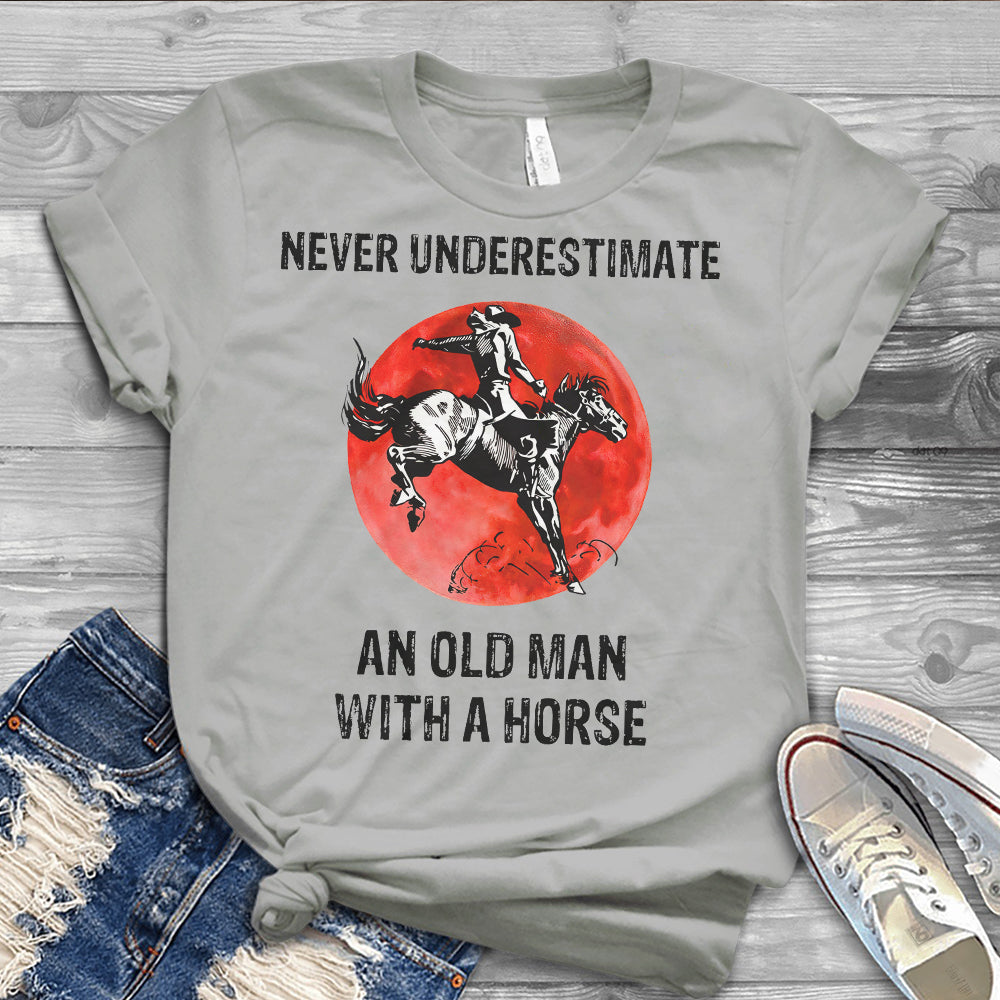 Horse Old Man AEAA1810026Z Light Classic T Shirt