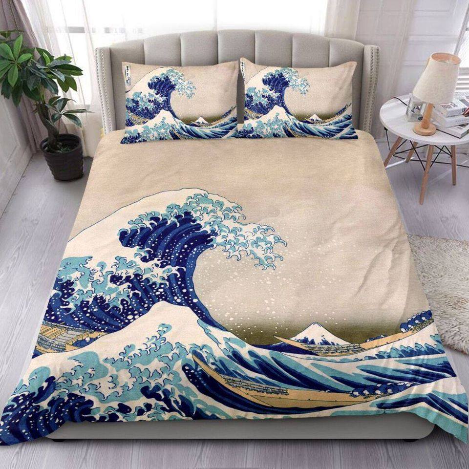 Ocean Wave Amazing Style - Bedding Cover - Owls Matrix LTD