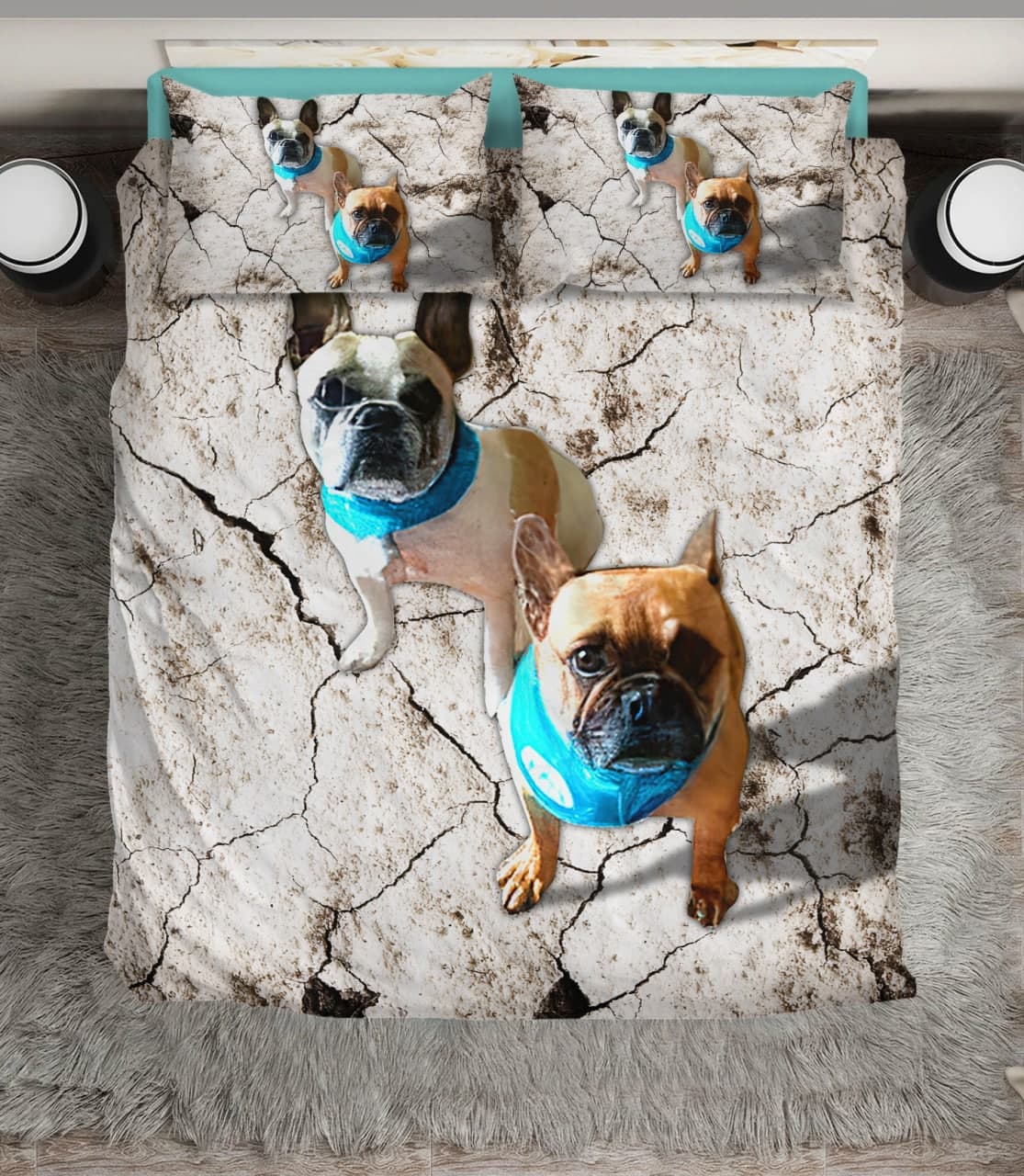 French Bulldog Puppy Cute - Bedding Cover - Owls Matrix LTD