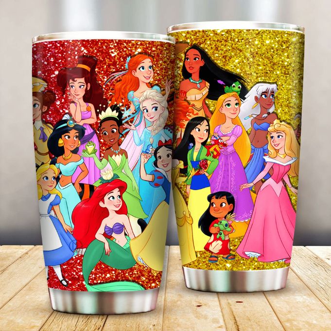 Princesses Twinkle Disney 102 Gift For Lover Day Travel Tumbler