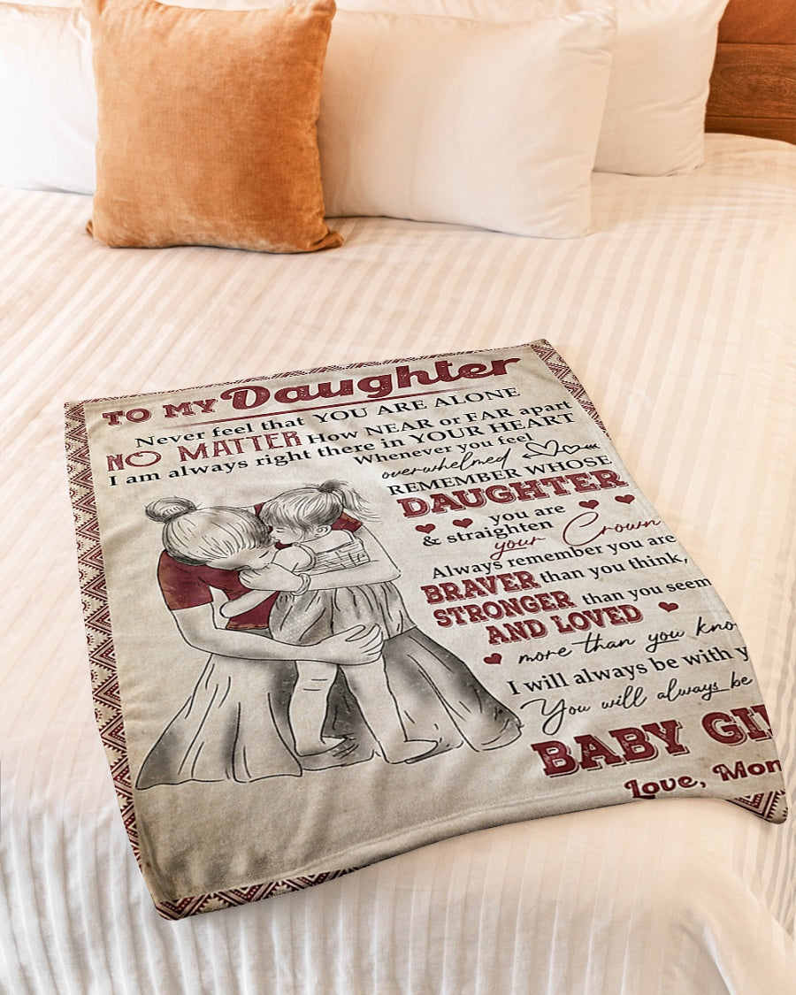 Family I'll Always Be With You - Flannel Blanket - Owls Matrix LTD